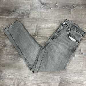 Grey Washed Levi Jeans